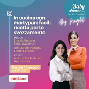 diretta instagram offerta da miniland
