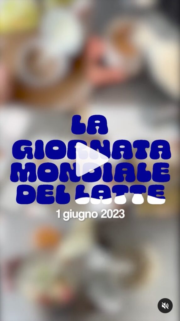 video reel per la giornata mondiale del latte