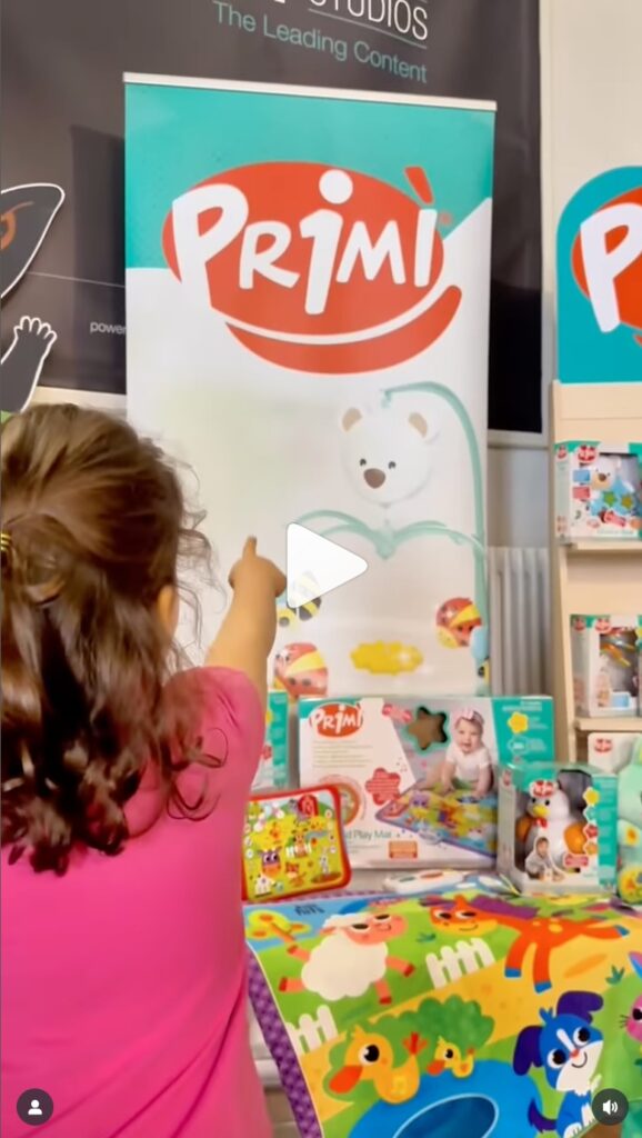 la partecipazione di Primì - Giochi Preziosi all'evento LineaMamma